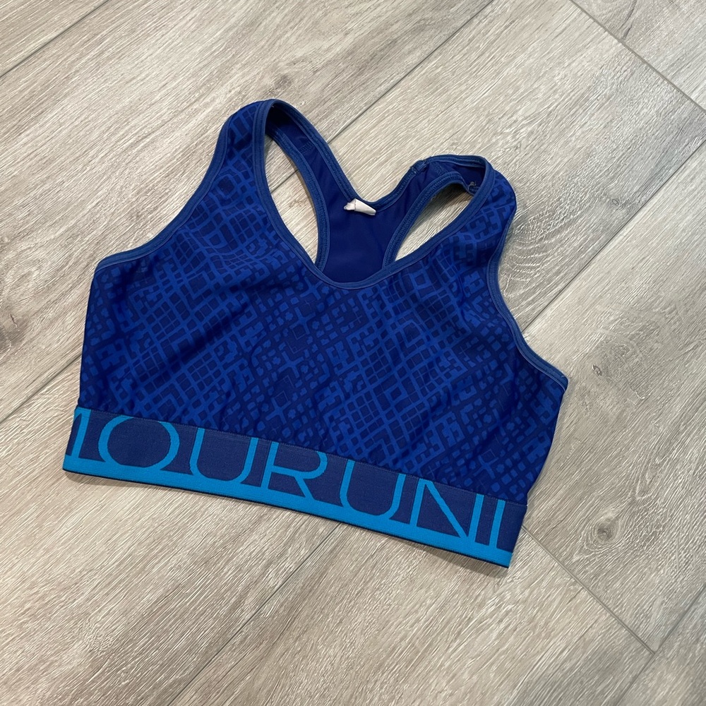 Blue Under Armour Sports Bra